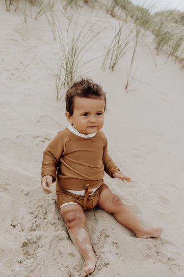 KidWild Rash Tee, Pecan